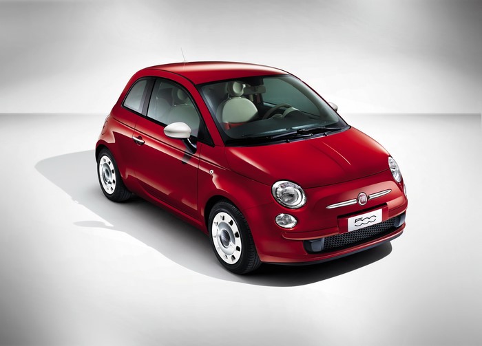 Red Fiat 500 Color Therapy