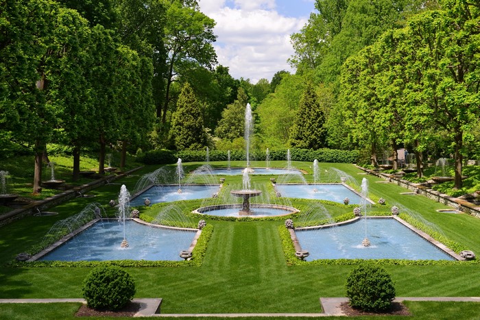 Longwood Gardens Fountains in Kennett Square, USA