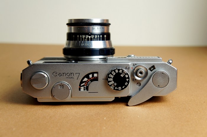 Canon 7 Model camera with Industar-61 lens