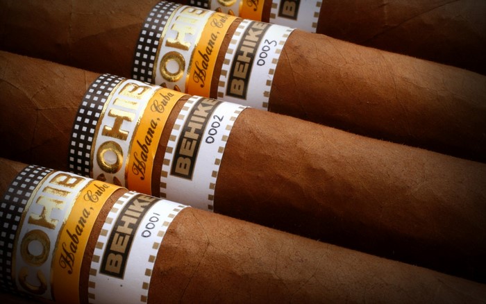 Cohiba Behike cigars with serial numbers