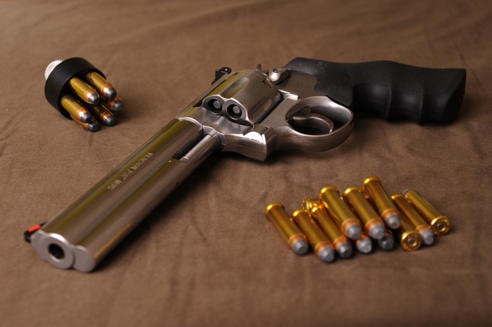 Revolver with 357 Magnum Ammunition