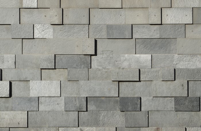 Gray stone wall texture