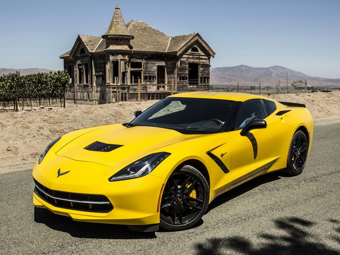 Yellow 2014 Chevrolet Corvette Stingray C7