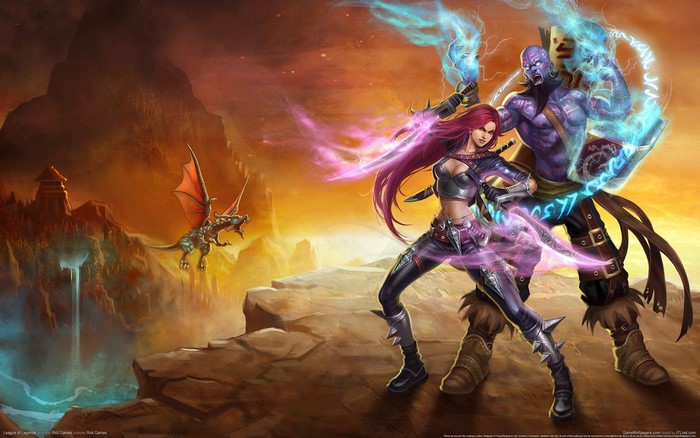 Katarina and Ryze from League of Legends