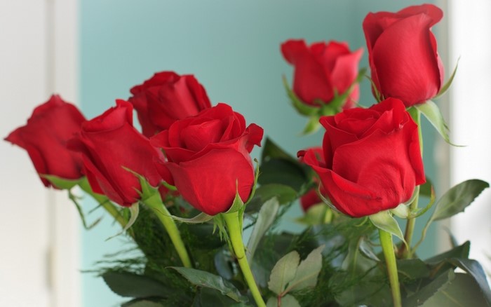 Bouquet of red roses
