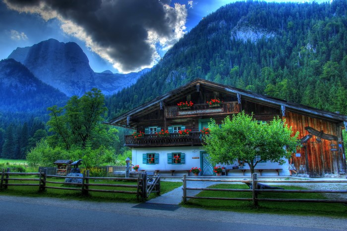 Alpine National Park Information Center in Germany