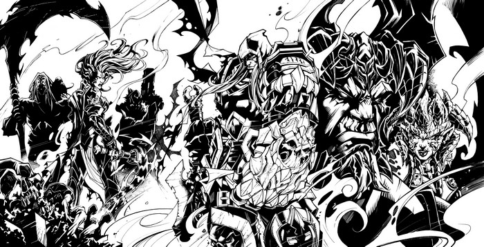 Heroes from Darksiders comic