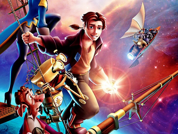 Jim Hawkins and crew from Treasure Planet