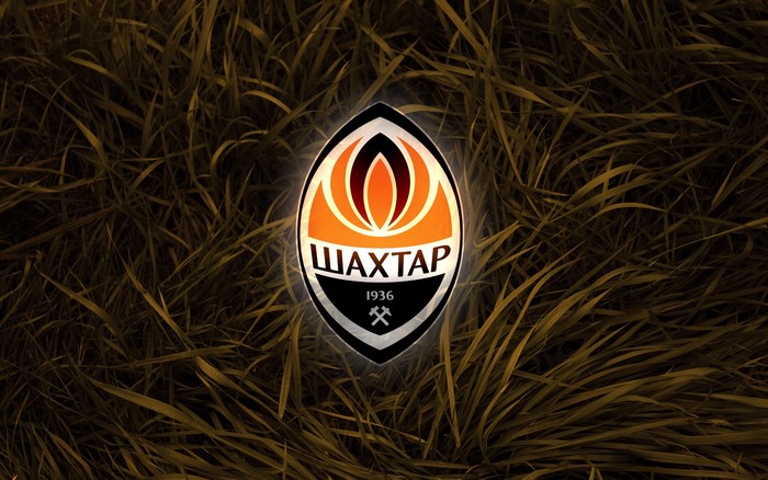 FC Shakhtar Donetsk logo on grass