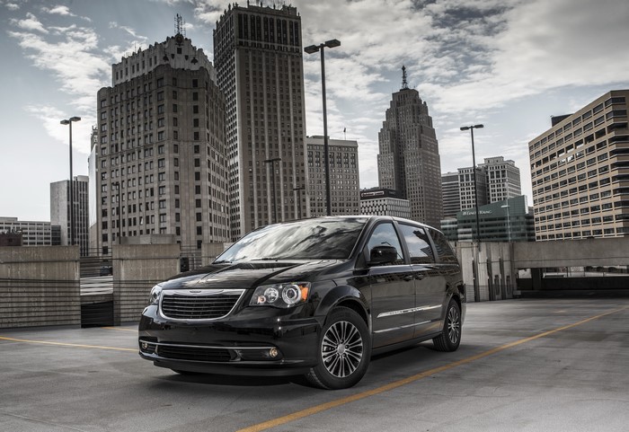 Black 2013 Chrysler Town and Country S in Detroit