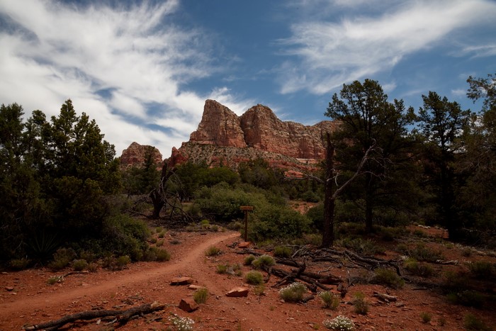 Red Rock Mountains and Trail in Sedona, Arizona