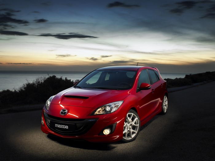 Red Mazda 3 MPS 2009