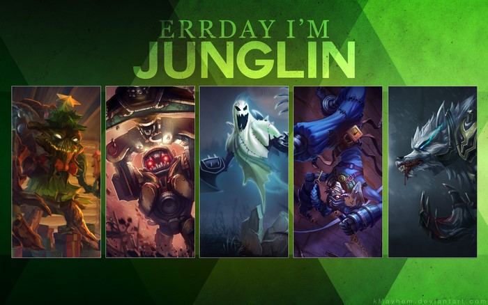 League of Legends Junglers with Text