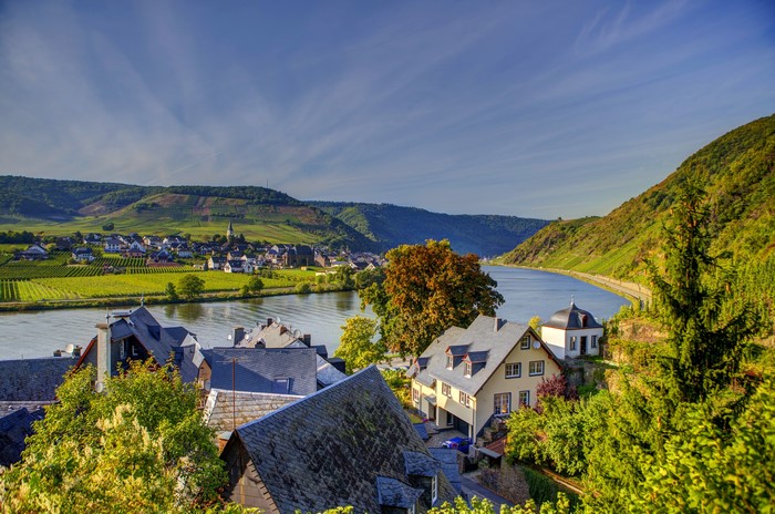 Beilstein village on the Moselle river, Germany
