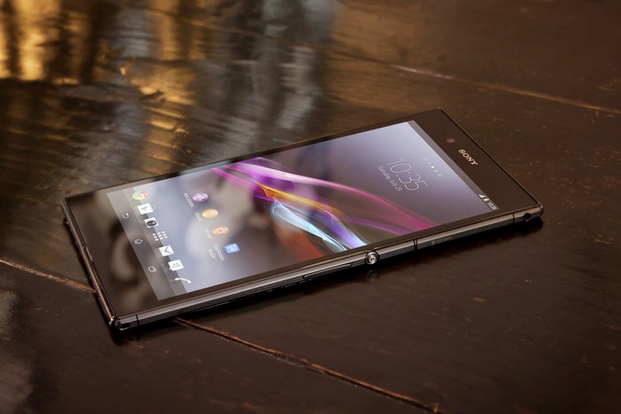 Sony Xperia Z smartphone on a wooden table