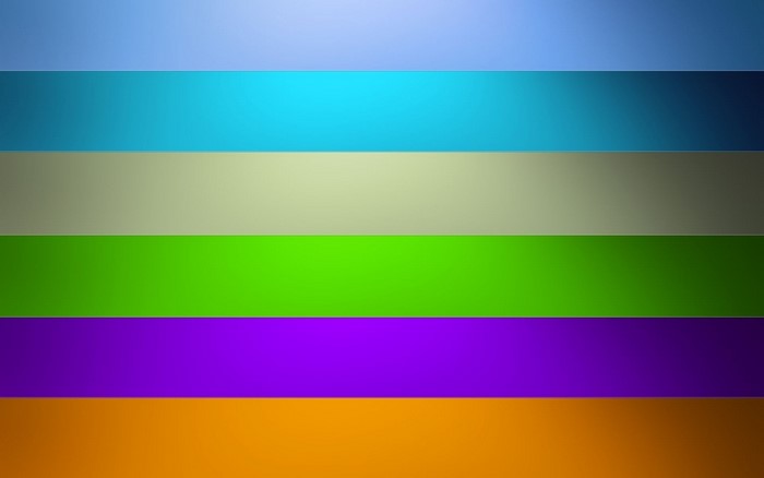 Horizontal stripes of gradient colors