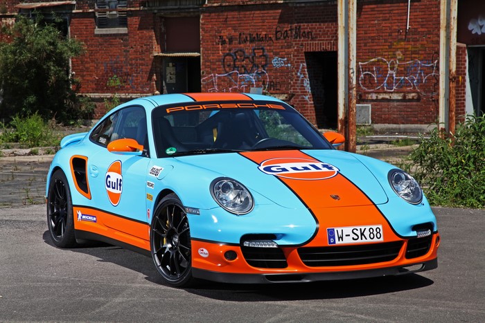 2013 Porsche 911 Turbo Gulf Livery