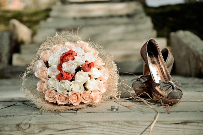 Bouquet of Roses and Stilettos