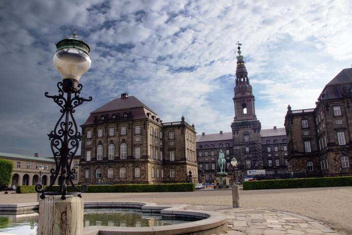 Christiansborg Palace in Copenhagen, Denmark