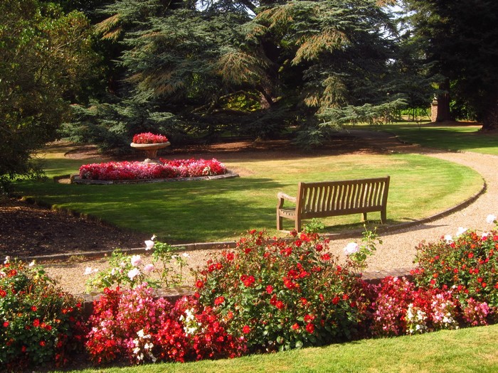 Beale Arboretum Gardens England Bench