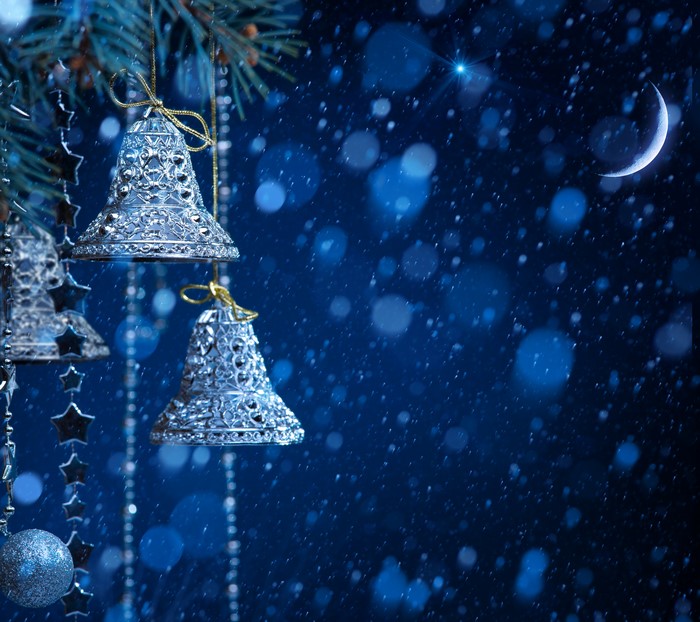 Christmas Bells and Crescent Moon