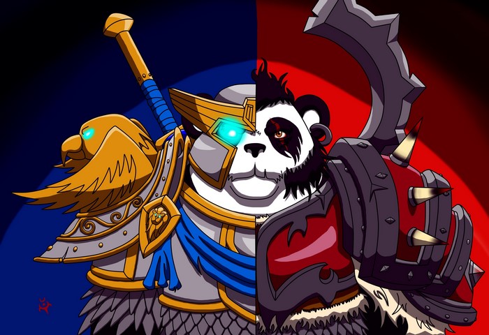 Pandaren Warrior from World of Warcraft