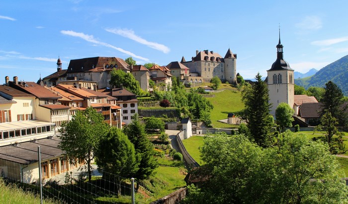 Gruyères Castle and Town, Switzerland