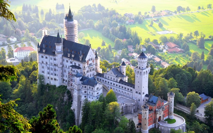 Neuschwanstein Castle in Bavaria, Germany