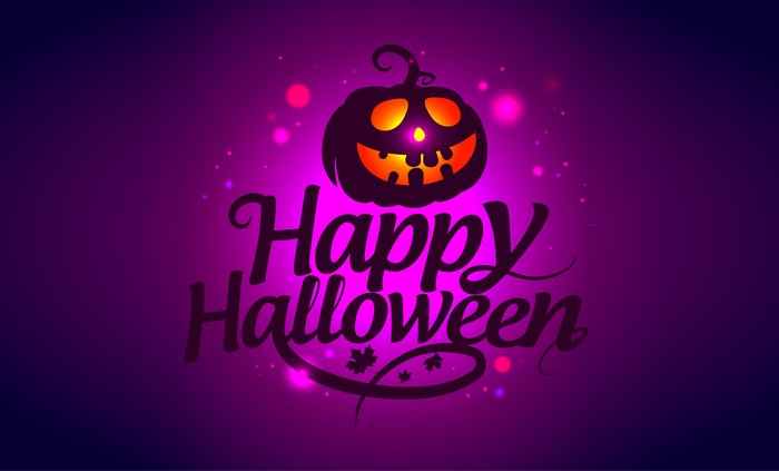 Happy Halloween Pumpkin Vector Graphic