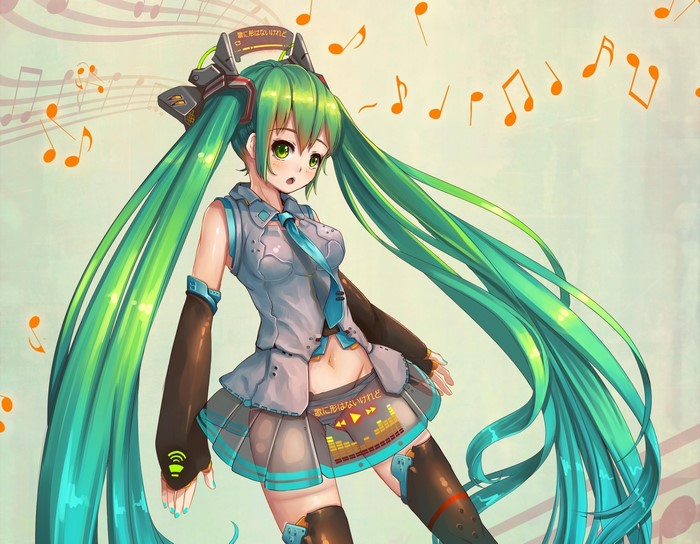 Hatsune Miku from Vocaloid