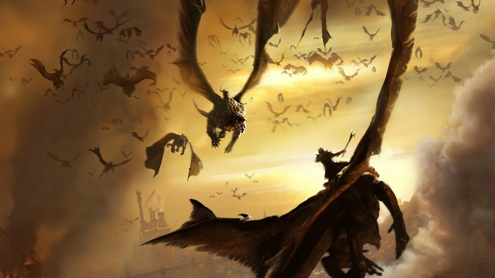 4K Dragons in Flight