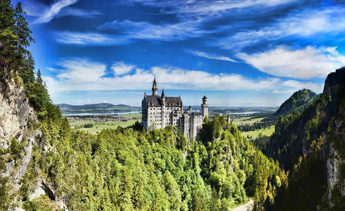 Neuschwanstein Castle in Bavaria, Germany