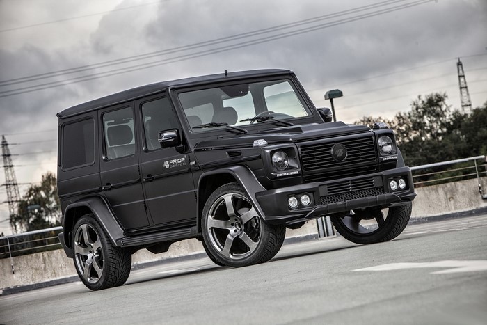 Black Mercedes-Benz G-Class W463 by Prior Design