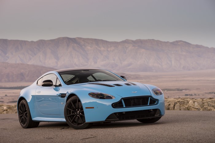 Light Blue 2013 Aston Martin V12 Vantage S