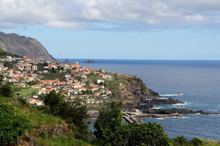 Coastal village on Madeira, Portugal