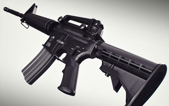 M4 Assault Rifle Close-up