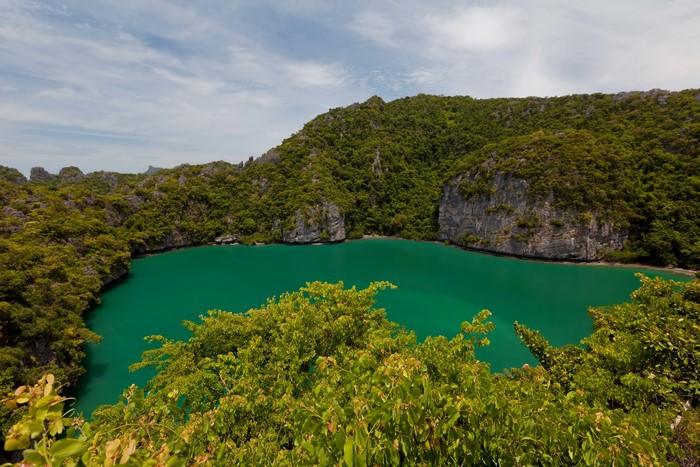 Emerald Lake in Ko Samui, Thailand