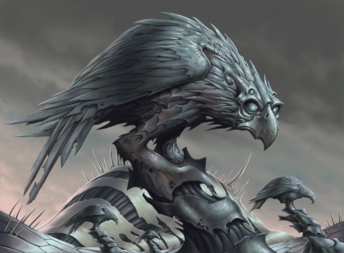 Mechanical Crows in a Desolate Landscape