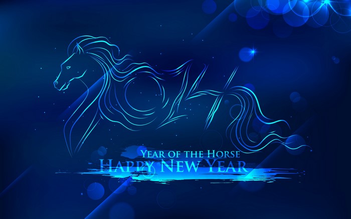Year of the Horse Happy New Year 2014
