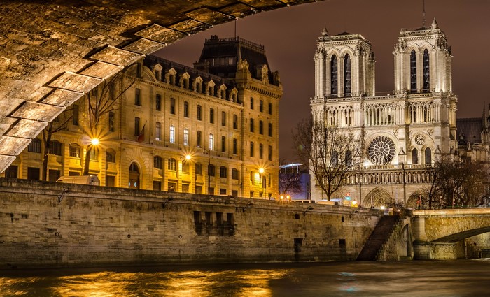 Notre Dame de Paris at Night