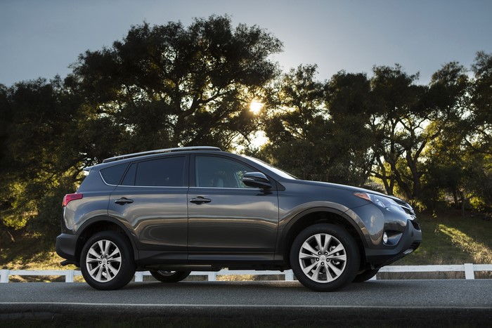 2013 Toyota RAV4 parked on a road
