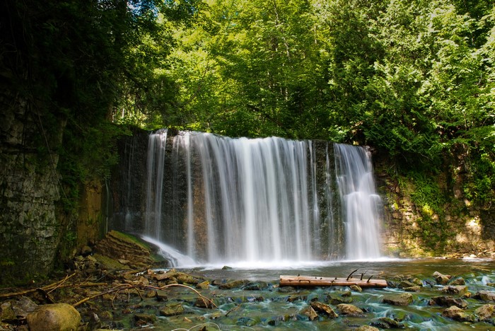 Waterfall in Bracebridge, Ontario, Canada