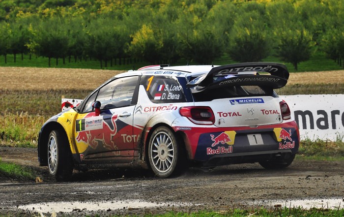 Citroen DS3 WRC car of S. Loeb and D. Elena