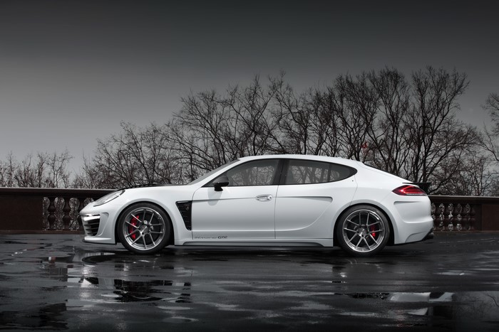 White 2013 Porsche Panamera Stingray GTR