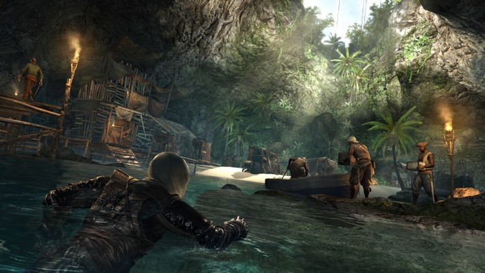 Assassin's Creed 4 Black Flag Pirates in Cave