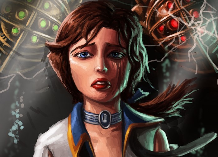 Elizabeth from BioShock Infinite Painting