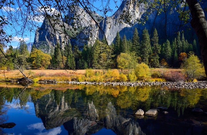 Yosemite National Park Scenery in California, USA