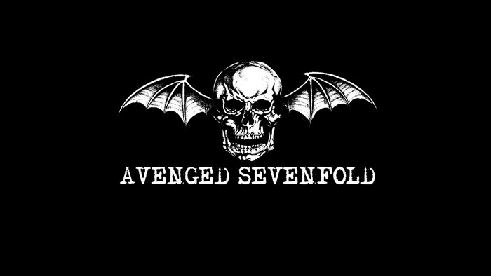 Avenged Sevenfold logo with skull and wings