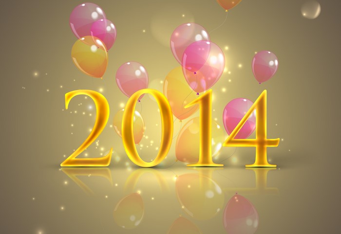 2014 New Year Balloons
