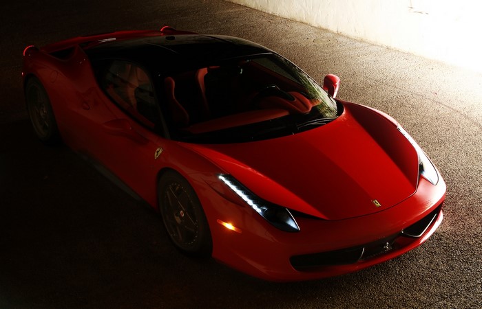 Red Ferrari 458 Italia